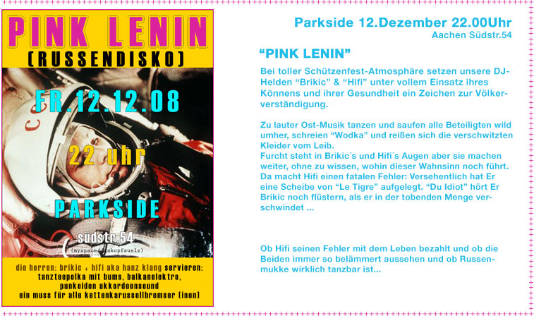 Pink Lenin am 12.12.08